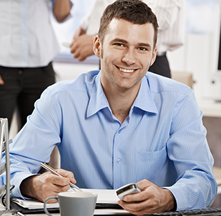 Man In Office